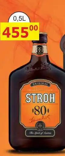 BENE Nápoje STROH 80% 0,5l nabídka