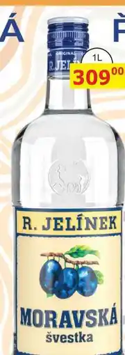 BENE Nápoje R. JELÍNEK Moravská švestka 40% 1l nabídka