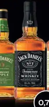 BENE Nápoje Jack Daniel's Tennessee No7 Whiskey 0,5l nabídka