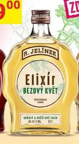 BENE Nápoje R. JELÍNEK Elixír BEZOVÝ KVĚT 0,7l nabídka