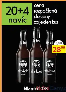 BENE Nápoje filtz-kola 0,33l nabídka