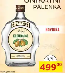 BENE Nápoje R.JELÍNEK Kdoulovice 0,7l nabídka