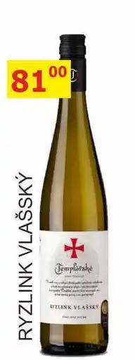 BENE Nápoje TEMPLÁŘSKÉ SKLEPY 0,75L RYZLINK VLAŠSKÝ nabídka