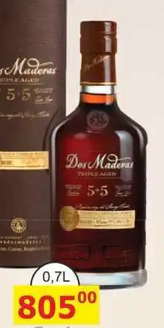 BENE Nápoje Dos Maderas TRIPLE AGED 0,7l nabídka
