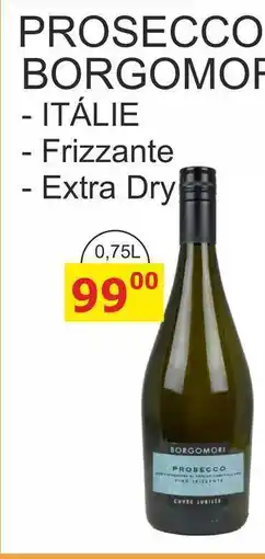 BENE Nápoje PROSECCO BORGOMOR Frizzante 0,75L nabídka