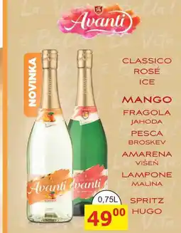 BENE Nápoje Avanti Classico šumivé víno 0,75l 0.75l nabídka