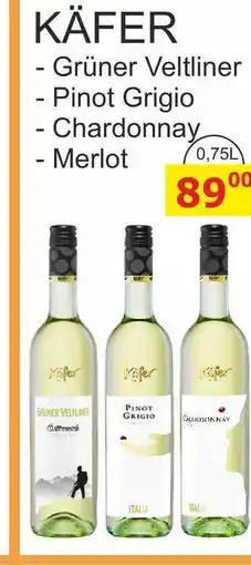 BENE Nápoje KÄFER víno 0,75l nabídka