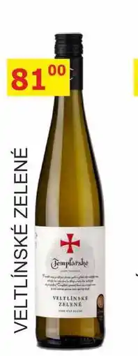 BENE Nápoje TEMPLÁŘSKÉ SKLEPY 0,75L VELTLÍNSKÉ ZELENÉ nabídka