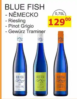 BENE Nápoje BLUE FISH NĚMECKO - Riesling 0,75L nabídka
