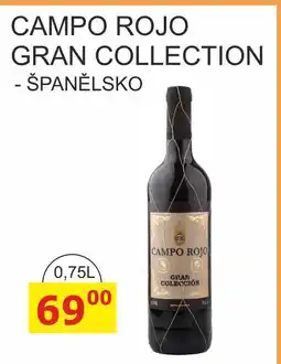 BENE Nápoje CAMPO ROJO GRAN COLLECTION 0,75l nabídka