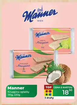 Tamda Foods Manner Knuspino oplatky 110g, 220g nabídka