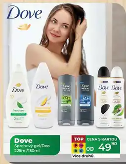 Tamda Foods Dove Sprchový gel/Deo P 225ml/150ml nabídka