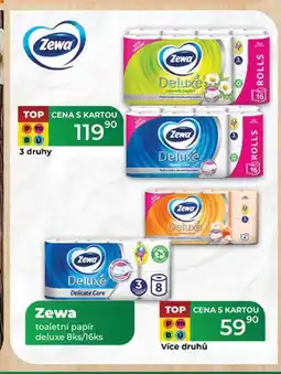 Tamda Foods Zewa toaletní papír deluxe 8ks/16ks nabídka