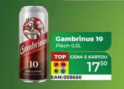 Tamda Foods Gambrinus 10 Plech O,5L nabídka