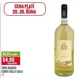 Ratio VÍNO BIANCO CORTE DELLE CALLI 1,5l nabídka