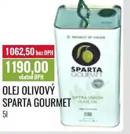 Ratio OLEJ OLIVOVÝ SPARTA GOURMET 5l nabídka