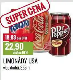 Ratio LIMONÁDY USA 355ml nabídka