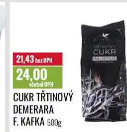 Ratio CUKR TŘTINOVÝ DEMERARA F. KAFKA 500g nabídka
