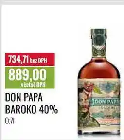 Ratio DON PAPA BAROKO 40% 0,7l nabídka