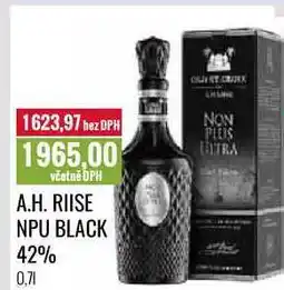 Ratio A.H. RIISE NPU BLACK 42% 0,7l nabídka