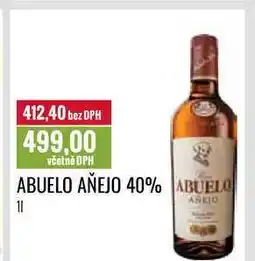 Ratio ABUELO AÑEJO 40% 1l nabídka