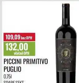 Ratio PICCINI PRIMITIVO PUGLIO 0,75l nabídka