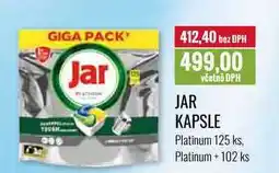 Ratio JAR KAPSLE Platinum 125 ks, Platinum + 102 ks nabídka