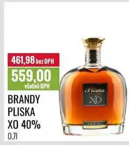 Ratio BRANDY PLISKA XO 40% 0,7l nabídka