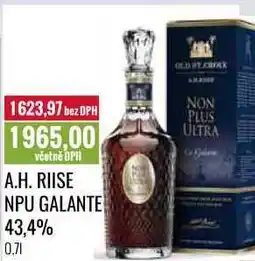 Ratio A.H. RIISE NPU GALANTE 43,4% 0,7l nabídka