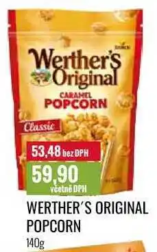 Ratio WERTHER'S ORIGINAL POPCORN 140g nabídka