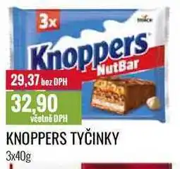 Ratio KNOPPERS TYČINKY 3x40g nabídka