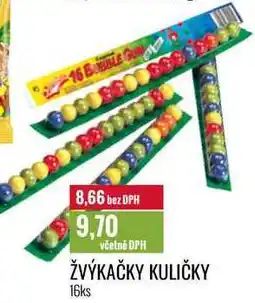 Ratio ŽVÝKAČKY KULIČKY 16ks nabídka