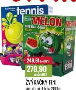 Ratio ŽVÝKAČKY FINI 4,5-5g 200ks nabídka