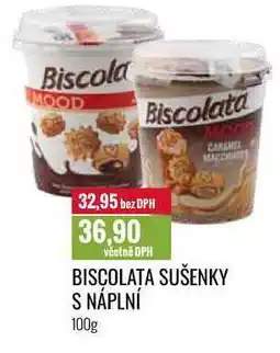 Ratio BISCOLATA SUŠENKY S NÁPLNÍ 100g nabídka
