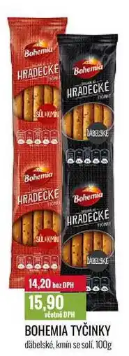 Ratio BOHEMIA TYČINKY 100g nabídka