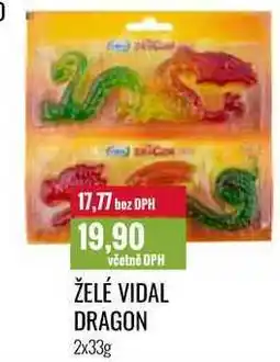 Ratio ŽELÉ VIDAL DRAGON 2x33g nabídka