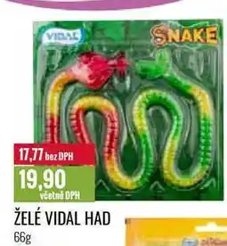 Ratio ŽELÉ VIDAL HAD 66g nabídka