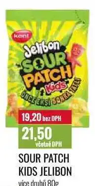 Ratio SOUR PATCH KIDS JELIBON 80g nabídka