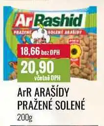 Ratio ArR ARAŠÍDY PRAŽENÉ SOLENÉ 200g nabídka