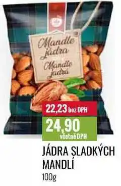 Ratio JÁDRA SLADKÝCH MANDLÍ 100g nabídka
