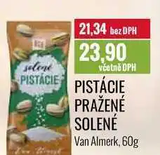 Ratio PISTACIE PRAŽENÉ SOLENÉ 60g nabídka