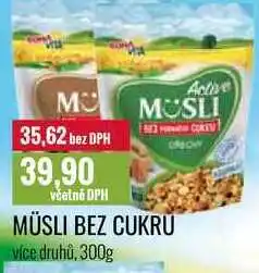 Ratio MÜSLI BEZ CUKRU 300g nabídka