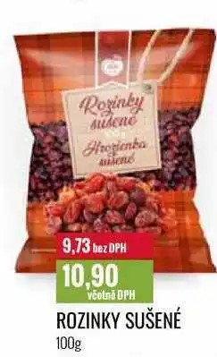 Ratio ROZINKY SUŠENÉ 100g nabídka