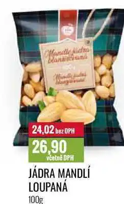 Ratio JÁDRA MANDLÍ LOUPANÁ 100g nabídka