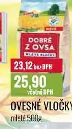 Ratio OVESNÉ VLOČKY mleté 500g nabídka