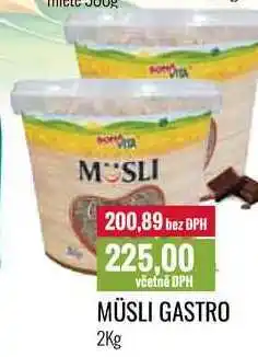 Ratio MÜSLI GASTRO 2Kg nabídka