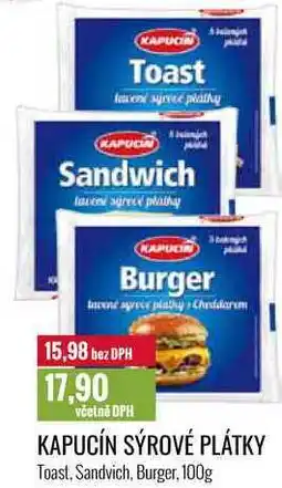 Ratio KAPUCÍN SÝROVÉ PLÁTKY 100g nabídka
