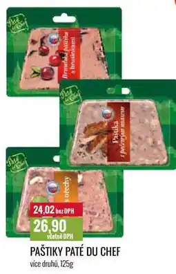 Ratio PAŠTIKY PATÉ DU CHEF 125g nabídka