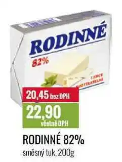 Ratio RODINNÉ 82% 200g nabídka