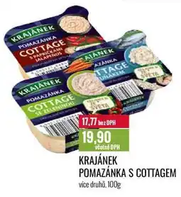 Ratio KRAJÁNEK POMAZÁNKA S COTTAGEM 100g nabídka